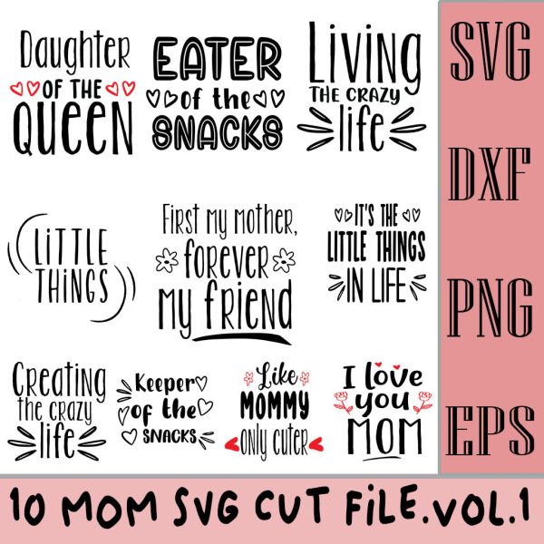 10 MOM SVG DESIGNS For Cheap